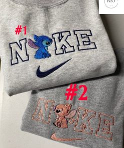 Embroidered Stitch X Angel Couple Sweatshirt