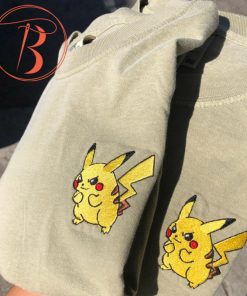 Embroidered Pikachu Pokemon Hoodie Gift For Friends