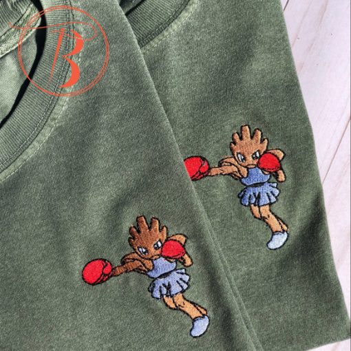 Pokemon Hitmonchan Embroidered Sweatshirt