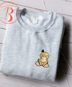 Psyduck Pokemon Embroidered Sweatshirt