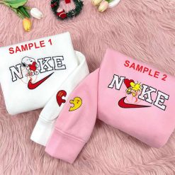 Couple-snoopy-and-woodstock-embroidered-sweatshirt