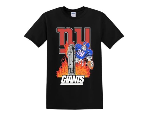 New York Giants Football Deadman Graphic V2 NFL Shirt