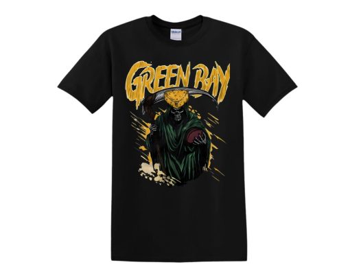 Green Bay Packers Football Deadman Graphic NFL Shirt