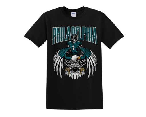 Philadelphia Eagles Football Deadman Graphic NFL Shirt