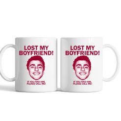 Lost My Boyfriend Mug, I Love My Hero Cup