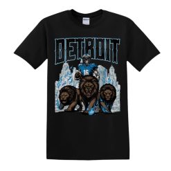 Detroit Lions Football Deadman Graphic NFL Shirt