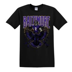 Baltimore Ravens Football Deadman Graphic NFL Shirt