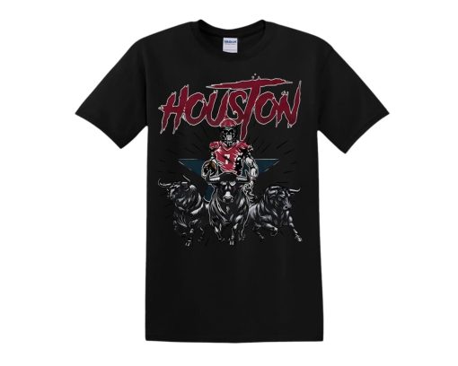 Houston Cougars Football Deadman Graphic NFL Shirt