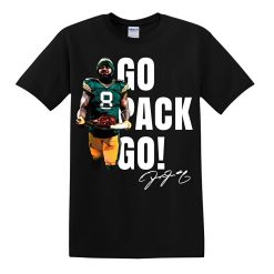 Josh Jacobs “Go Pack Go” Green Bay Packers Football Graphic NFL Shirt