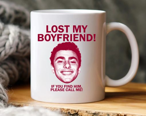 Lost My Boyfriend Mug, I Love My Hero Cup