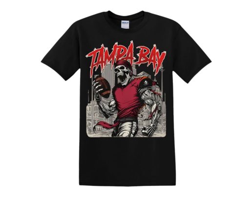 Tampa Bay Buccaneers Football Deadman Graphic NFL Shirt