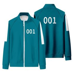 South Korean Movie Squid Game Coat Cosplay Costume Suit [jacket + pants + short sleeves]