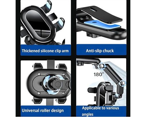 Car Phone Holder With Adjustable Arm For Most Phones