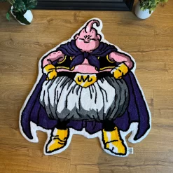 Majin Buu Rug – Dragon Ball Z Inspired Tufted Carpet, Custom Handmade Anime Rug for Bedroom or Wall Decor, DBZ Gift Idea
