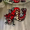 Shiny Gyarados Rug – Handmade Tufted Pokémon Carpet, Red Dragon Floor Decor, Custom Anime Rug for Gamers & Collectors