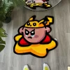 Kirby Pikachu Rug – Kawaii Gamer Room Decor, Anime Mashup Carpet, Cute Nintendo Rug, Pastel Gamer Aesthetic